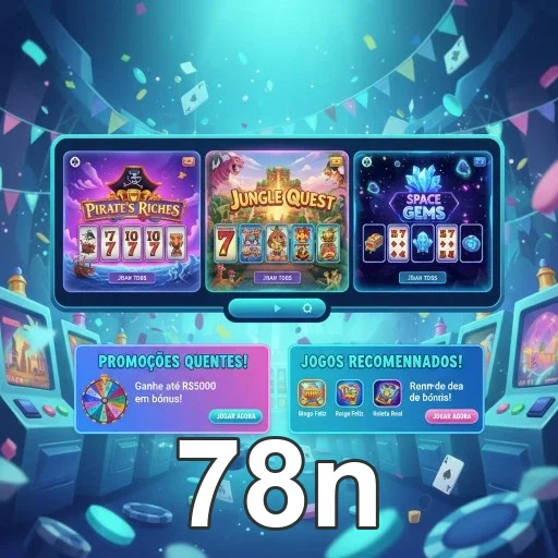 Ilustração de Explore o aplicativo cassino 78n para Android e iOS